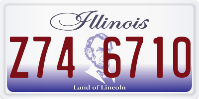 IL license plate Z746710
