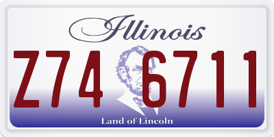 IL license plate Z746711