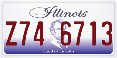 IL license plate Z746713