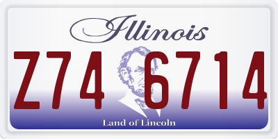 IL license plate Z746714