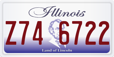 IL license plate Z746722