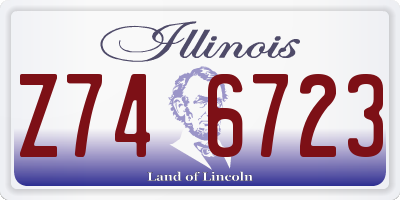 IL license plate Z746723