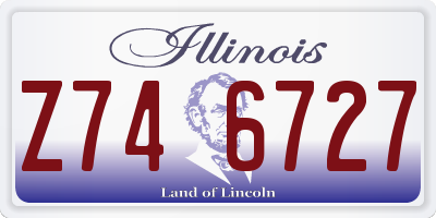 IL license plate Z746727