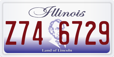 IL license plate Z746729