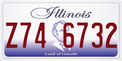 IL license plate Z746732