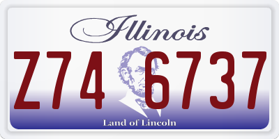 IL license plate Z746737