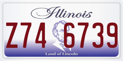 IL license plate Z746739