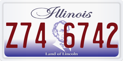 IL license plate Z746742