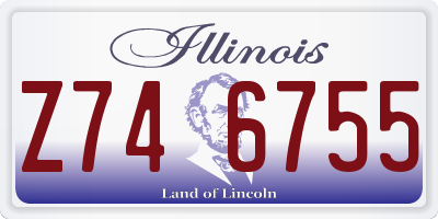 IL license plate Z746755