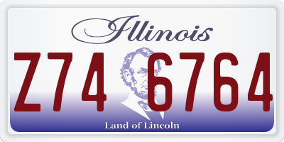 IL license plate Z746764