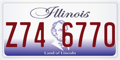 IL license plate Z746770
