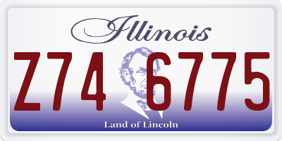 IL license plate Z746775
