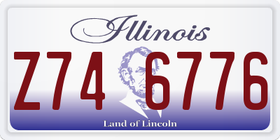 IL license plate Z746776