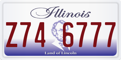 IL license plate Z746777