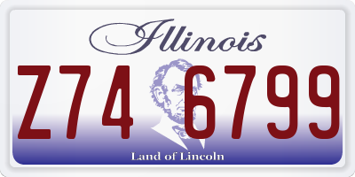 IL license plate Z746799
