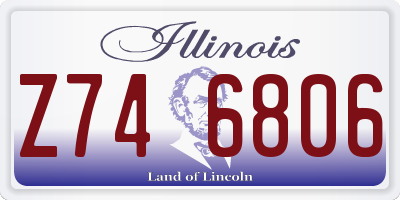IL license plate Z746806