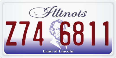 IL license plate Z746811