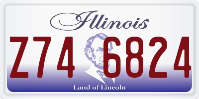 IL license plate Z746824