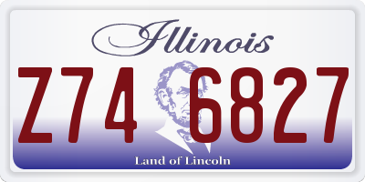 IL license plate Z746827