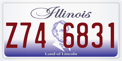IL license plate Z746831
