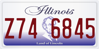 IL license plate Z746845