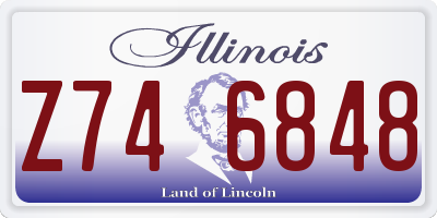 IL license plate Z746848