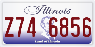 IL license plate Z746856