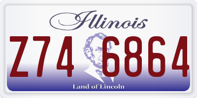 IL license plate Z746864