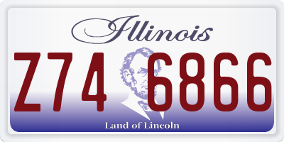 IL license plate Z746866