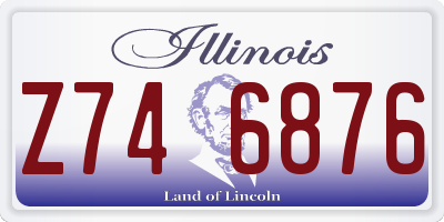 IL license plate Z746876