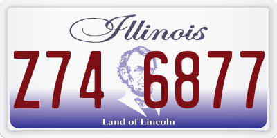 IL license plate Z746877