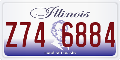 IL license plate Z746884