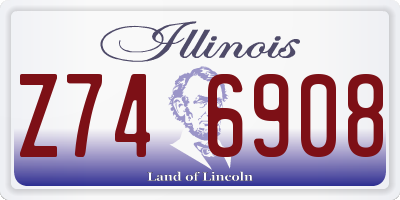 IL license plate Z746908
