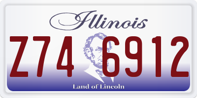 IL license plate Z746912