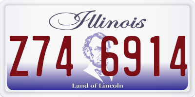 IL license plate Z746914