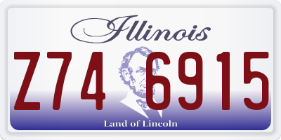 IL license plate Z746915