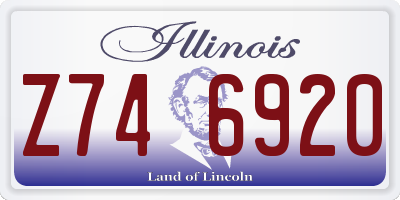 IL license plate Z746920