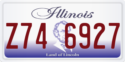 IL license plate Z746927
