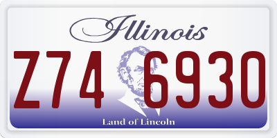 IL license plate Z746930