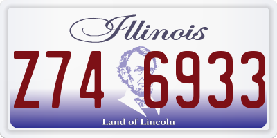 IL license plate Z746933