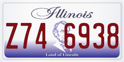 IL license plate Z746938