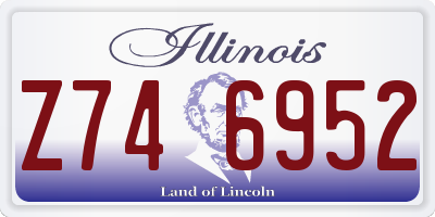IL license plate Z746952