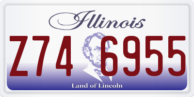IL license plate Z746955