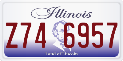 IL license plate Z746957