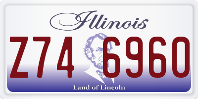 IL license plate Z746960
