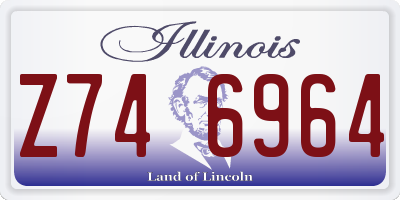 IL license plate Z746964