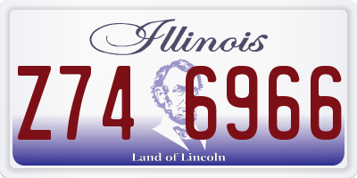 IL license plate Z746966
