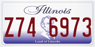 IL license plate Z746973
