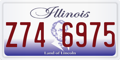 IL license plate Z746975