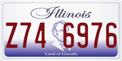 IL license plate Z746976